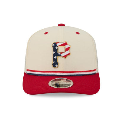 Pittsburgh Pirates New Era USA 250 Fourth of July 9SEVENTY Adjustable Trucker Hat