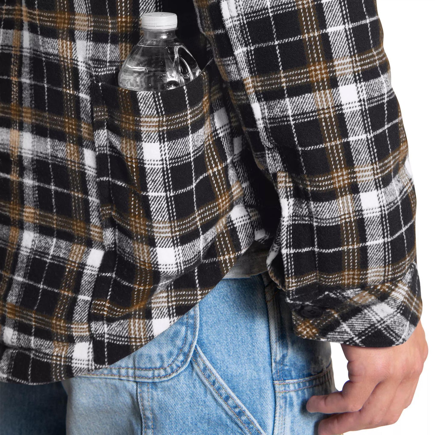 Pittsburgh Steelers Black Plaid Shirt Jacket