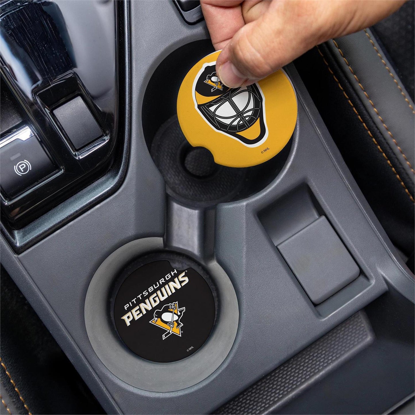 Pittsburgh Penguins Car Coaster Set