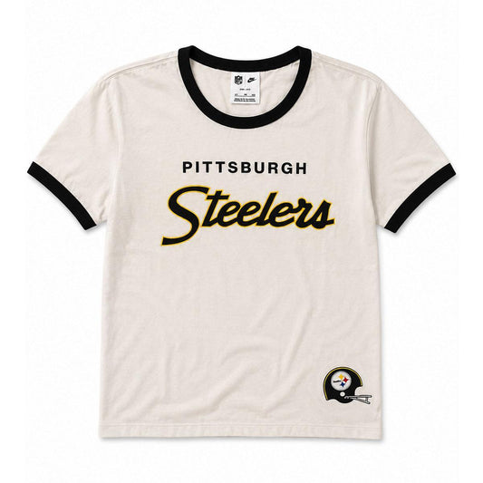 Pittsburgh Steelers Nike Women's Retro Ringer Tee