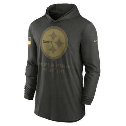 Pittsburgh Steelers Salute To Service Hooded Long Sleeve