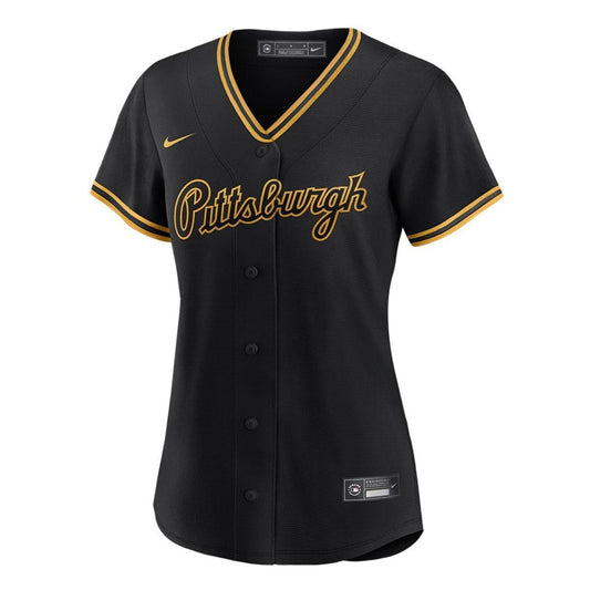Pittsburgh Pirates Womens Replica Alternate Blank Jersey