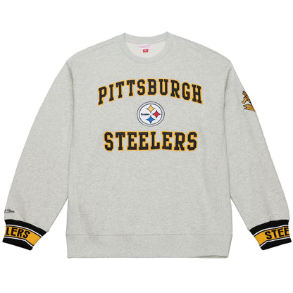 Pittsburgh Steelers Heather Gray Team Celebration Fleece Sweatshirt