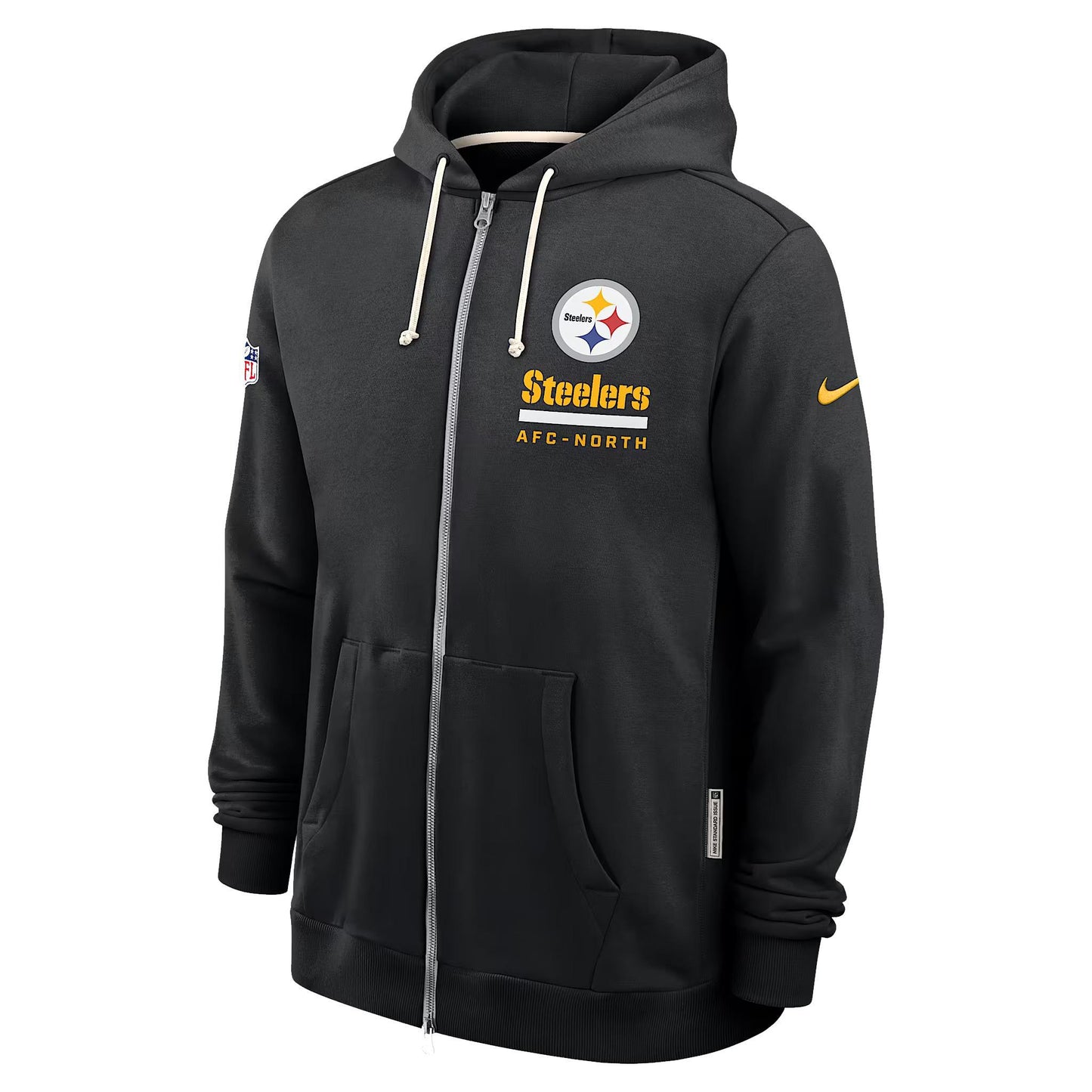 Pittsburgh Steelers Utility Player Sideline Men's Nike Dri-FIT NFL Full-Zip Hoodie