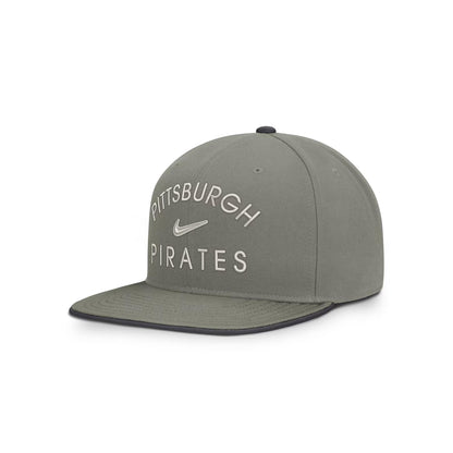 Pittsburgh Pirates Nike Olive Pro Dri-FIT Snapback Hat