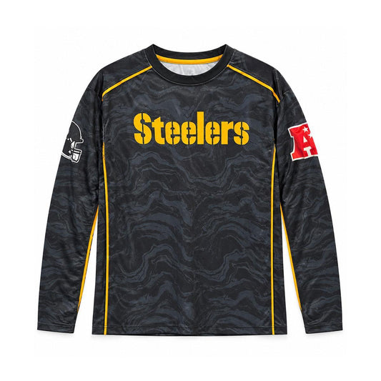 Pittsburgh Steelers Youth Waves Long Sleeve
