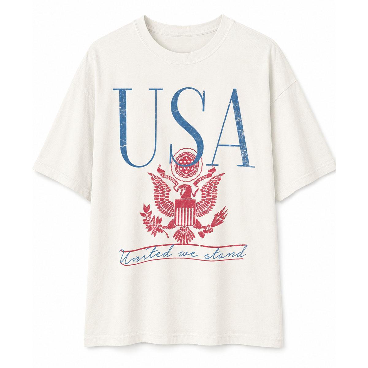 USA United We Stand Oversized Tee