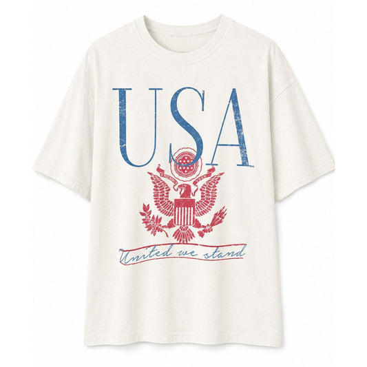 USA United We Stand Oversized Tee