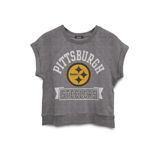 Pittsburgh Steelers Women's Raglan Muscle Tee