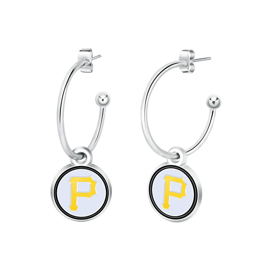 Pittsburgh Pirates Hoop Earrings