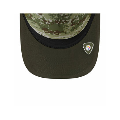 Pittsburgh Steelers New Era 9FORTY Salute to Service Sideline Hat