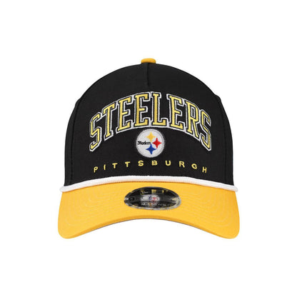 Pittsburgh Steelers New Era Arch 9FORTY A-Frame Adjustable Hat