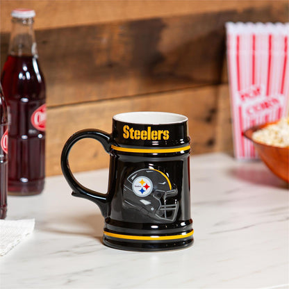 Pittsburgh Steelers 24oz. Ceramic Stein Cup with Gift Box