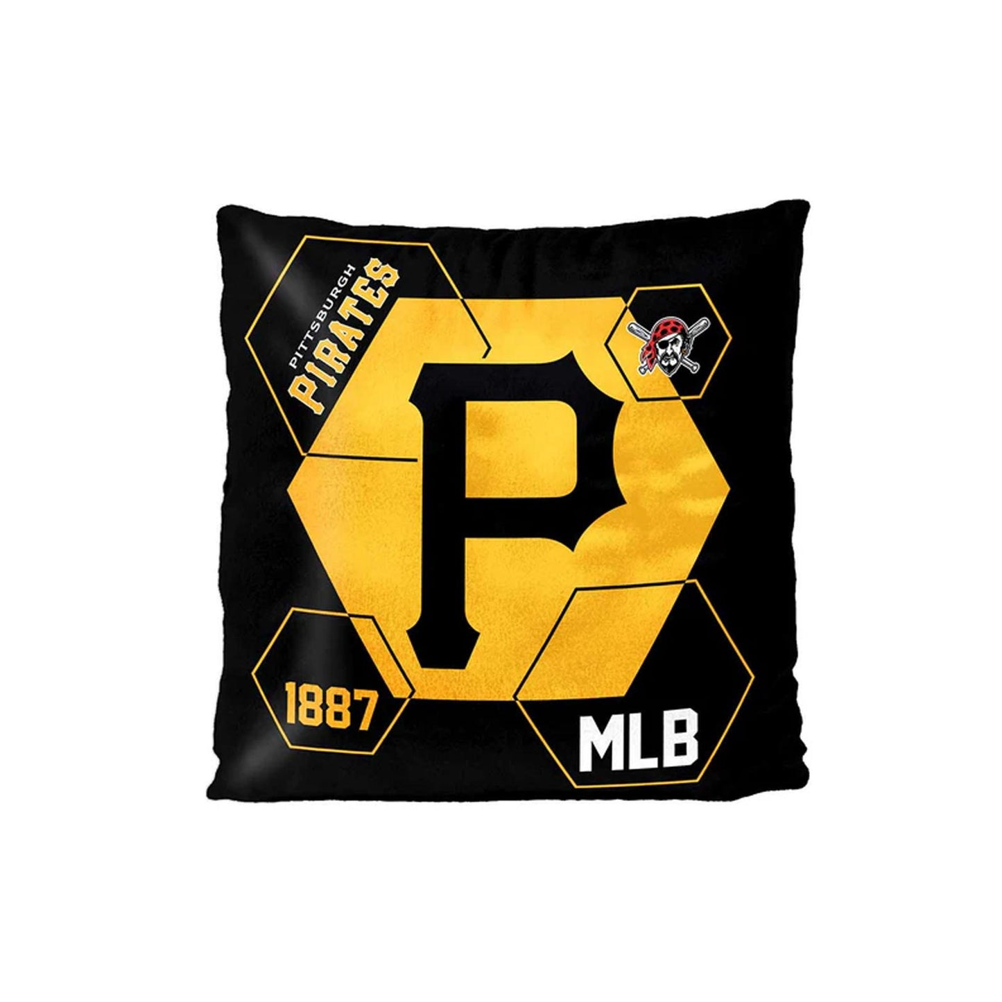 Pittsburgh Pirates Connector Velvet Reverse 16" Pillow