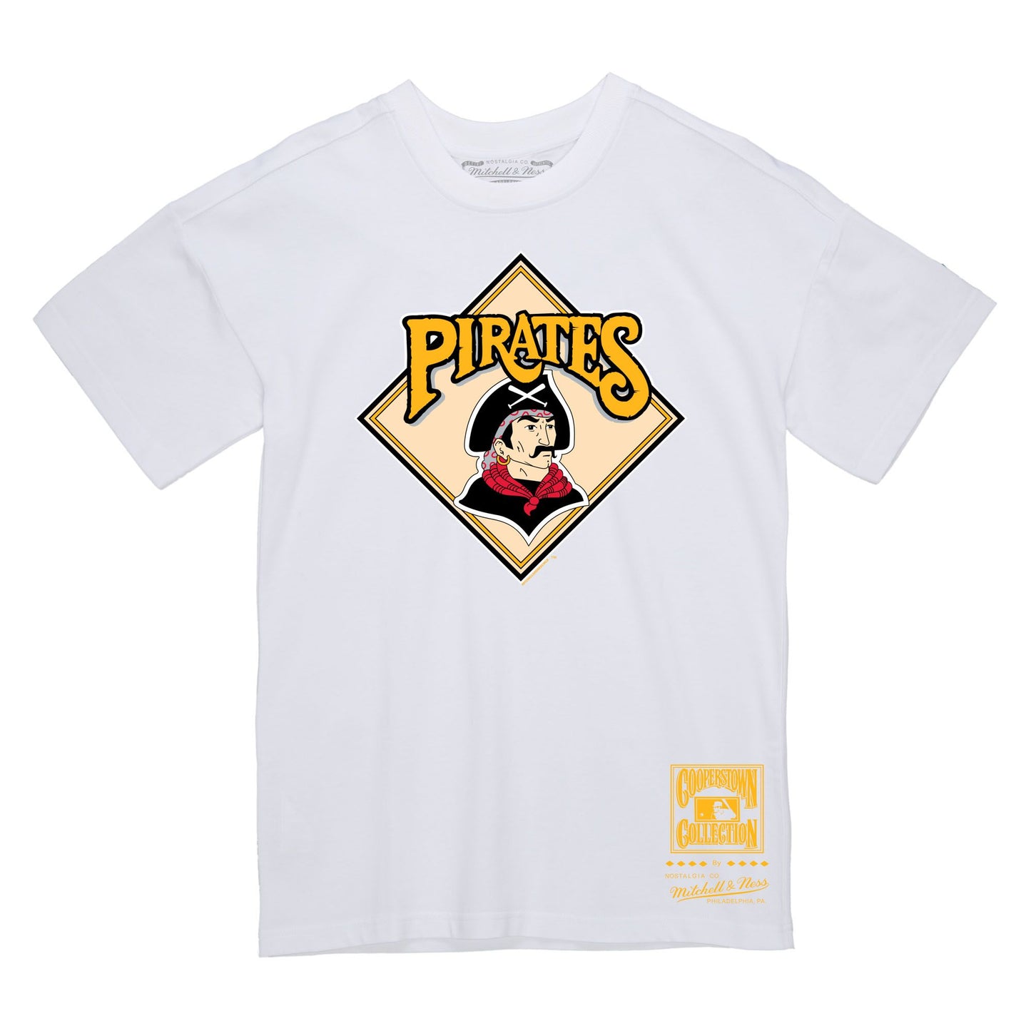 Mitchell & Ness Men's Pittsburgh Pirates Logo T-Shirt