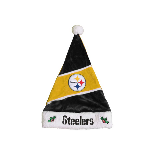 Pittsburgh Steelers High End Santa Hat